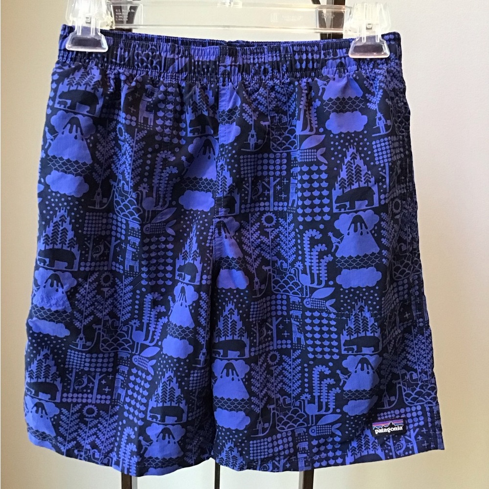 Patagonia Baggies EUC‎ Swim Shorts Trunks Bathing 7” Lined Boys